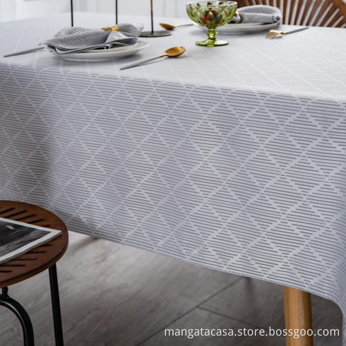 Diamantmönster rektangulär vattentät bordduk